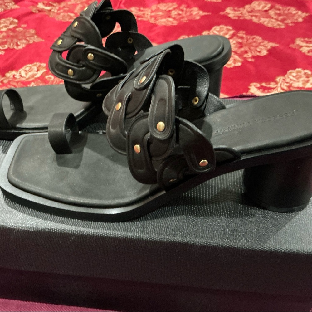 Rebecca Minkoff studded toe loop woman’s sandal - Picture 6 of 11